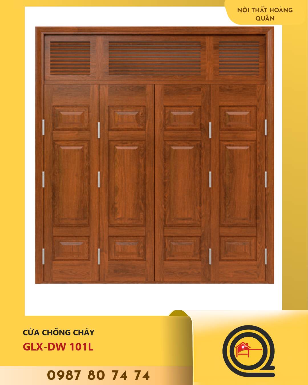 Cửa Sổ Thép Chống Cháy GLX-DW 101L